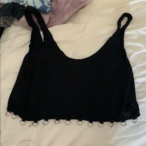 EMMA AND SAM METAL RING CROP